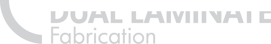 DLFA - Dual Laminate Fabrication Association Logo (White)